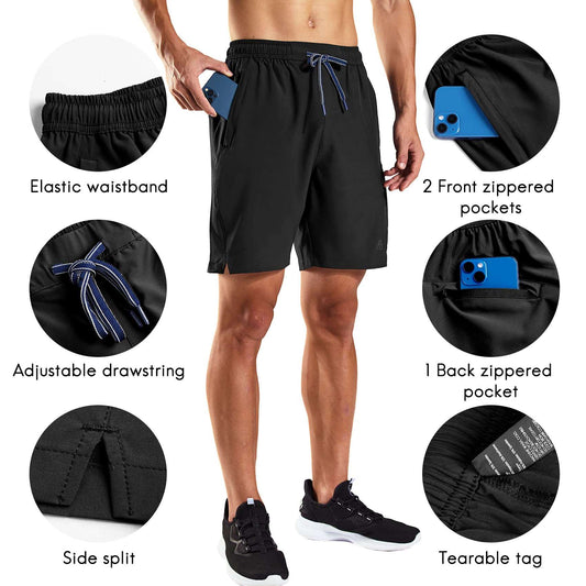 Men's Dry Fit Athletic Shorts Workout Shorts