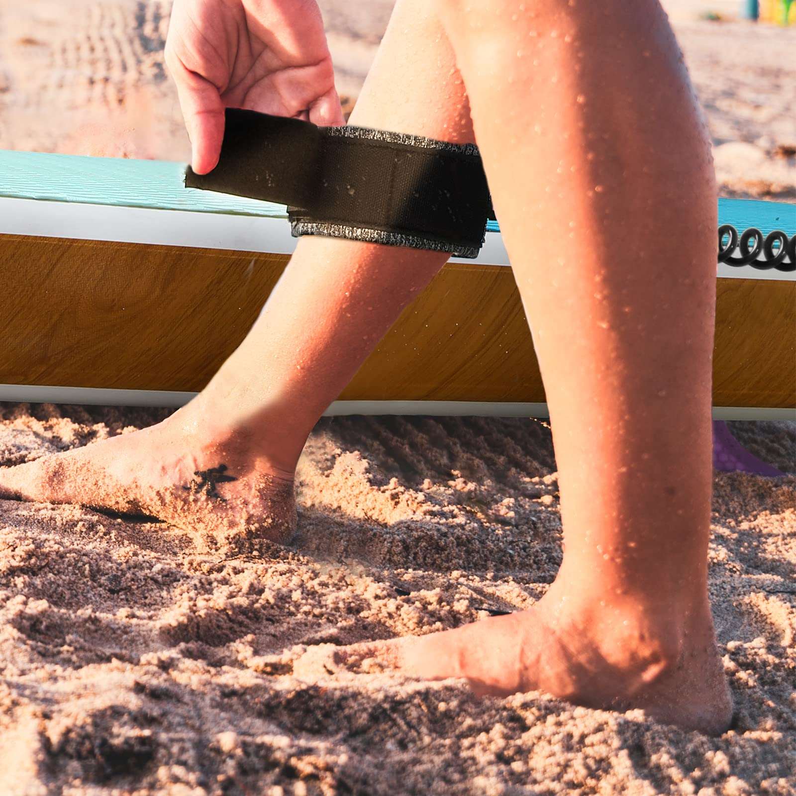 Premium SUP Leash Surfboard Coil Leash Leg Rope