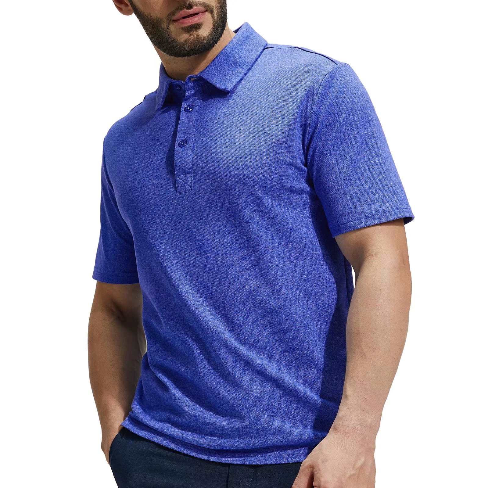 Haimont Men's Cotton Polo Shirts Soft Golf T-Shirts