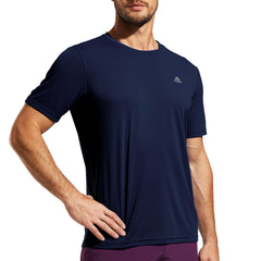 Men's Workout Running T-Shirts Moisture Wicking Athletic Shirts