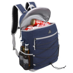 Insulated Cooler Backpack for Beach Hiking Picnic, 24 Can