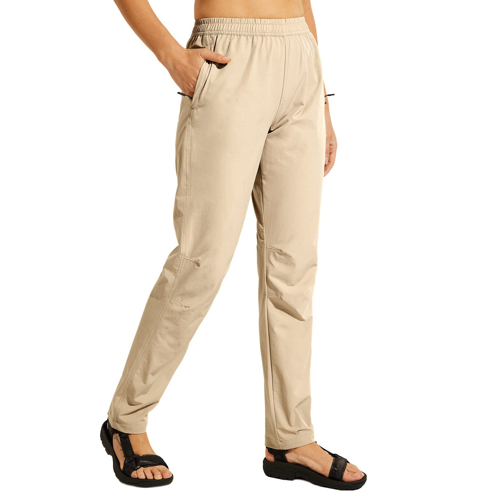 Women's Lightweight Joggers Quick Dry Hiking Running Pants - Sage Green / XS