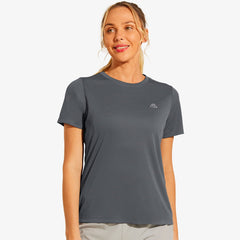 Women's Athletic Short Sleeve Running T-Shirts Dry Fit Shirts